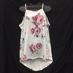 Floral Tank Top, Size M